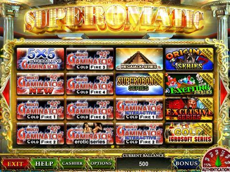 Superomatic Gaming System .